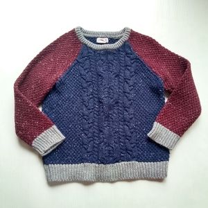 CAT & JACK boys Pull-over chunky knit Sweater